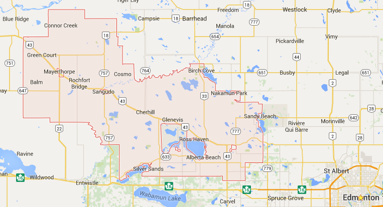 lac st anne county map Alberta Farmland Value Trend Lac Ste Anne County News Serecon lac st anne county map