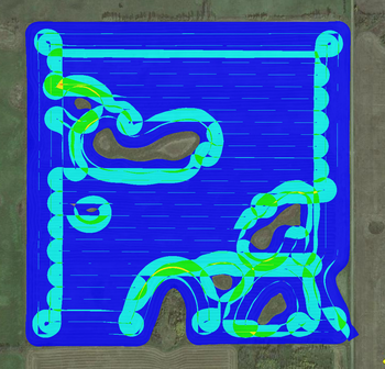 Obstruction Mapper used to determine Overlap around Wetlands